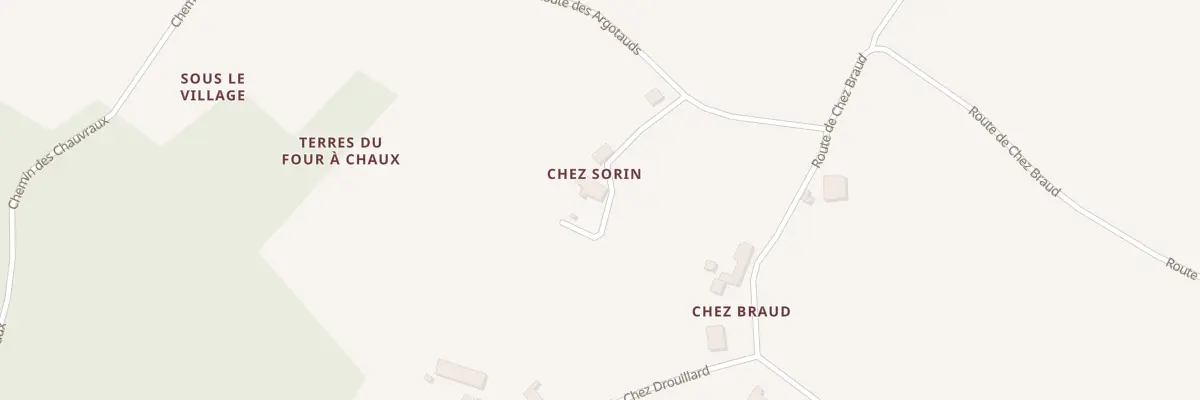 Plan du 8 Imp de Chez Sorin à Mosnac