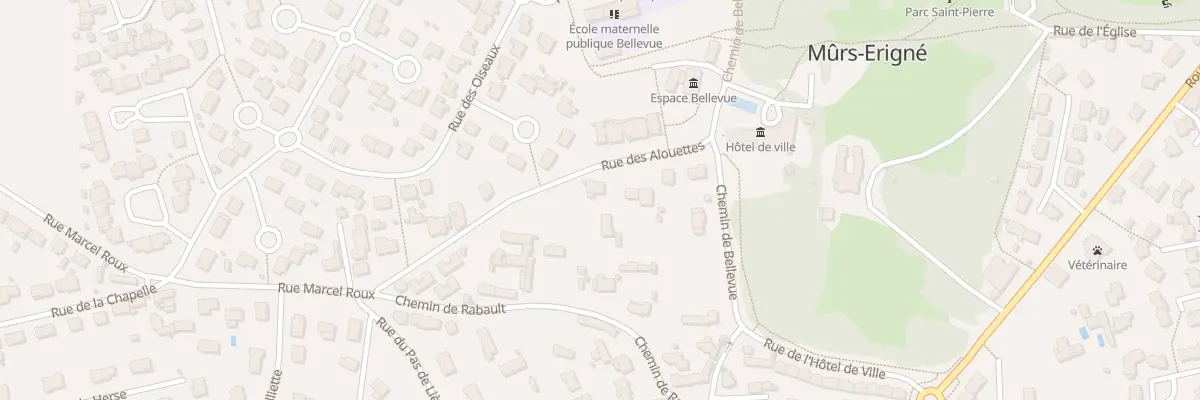 Plan du 10 Rue des Alouettes à Mûrs-Erigné