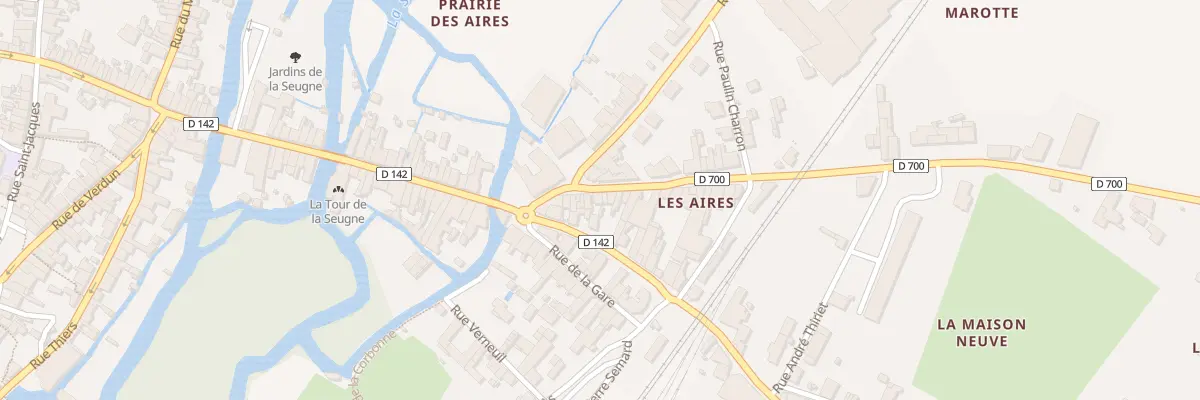 Plan du 12 Rue d’Archiac à Pons