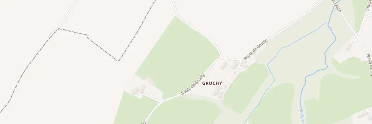 Plan du 2 Rte de Gruchy à Montigny