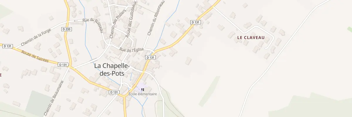 Plan du 40B Rue de la République à La Chapelle-des-Pots