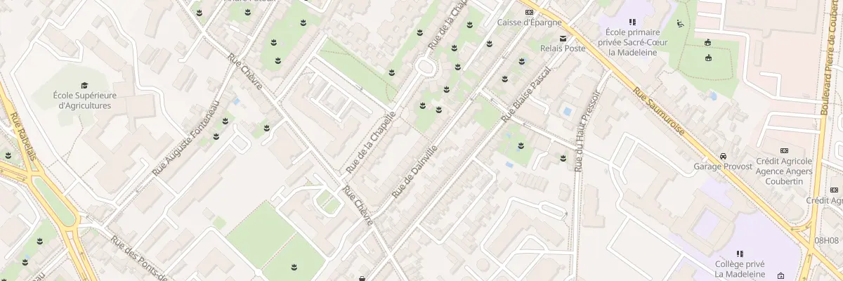 Plan du 42 Rue Dainville à Angers