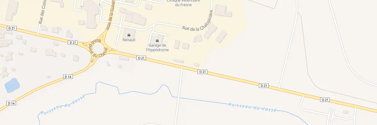 Plan du 50 Av de Sablé à Meslay-du-Maine
