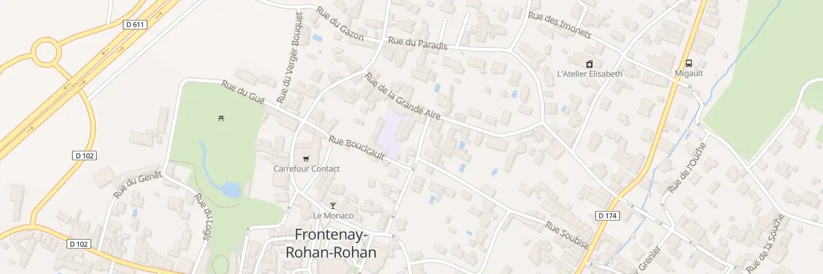 Plan du 7 Rue du Gain Denier à Frontenay-Rohan-Rohan
