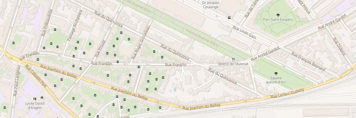 Plan du 98 Rue du Quinconce à Angers