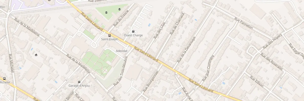Plan du 53 Rue Saint-Léonard à Angers