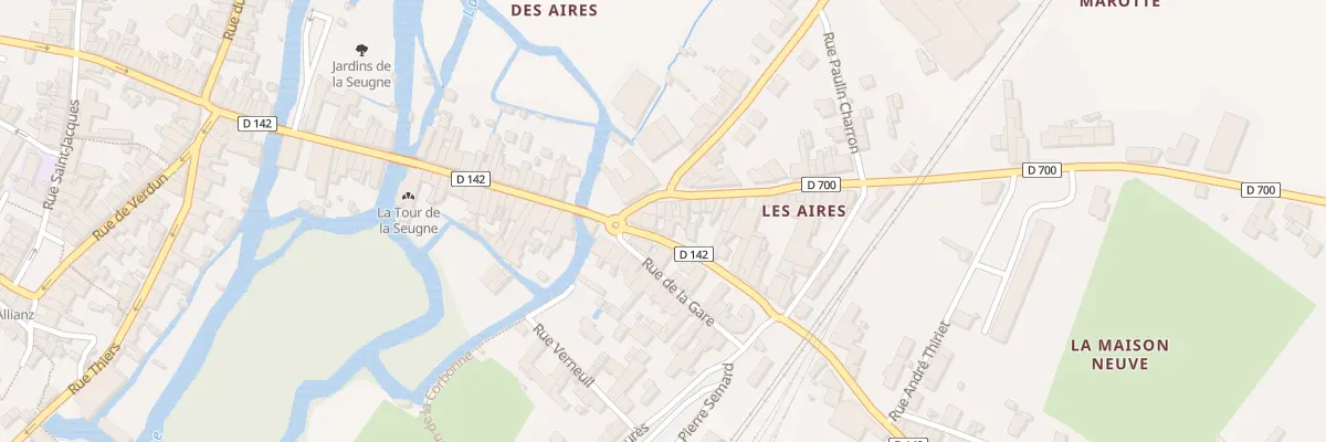 Plan du 4 Rue d’Archiac à Pons