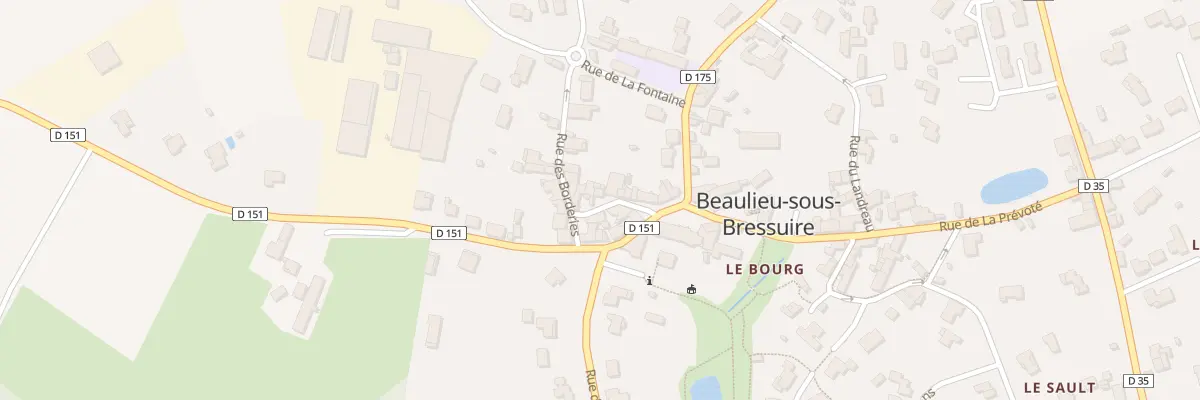 Plan du 12 Rue du Rocher Beaulieu à Bressuire