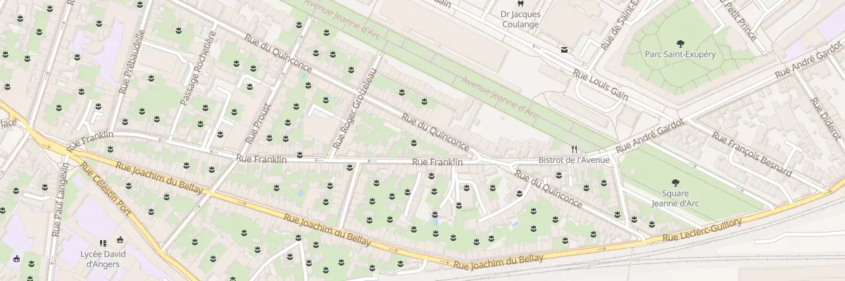 Plan du 90 Rue du Quinconce à Angers