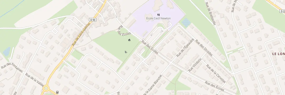 Plan du 1 Rue du Major Fulton à Creully sur Seulles