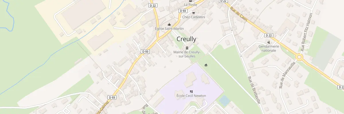 Plan du 55 Pl Edmond Paillaud à Creully sur Seulles