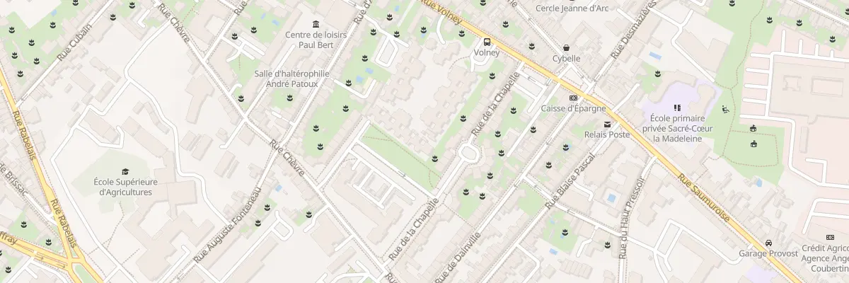 Plan du 74 Rue Volney à Angers