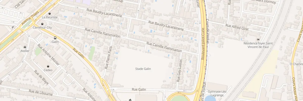 Plan du 96 Rue Camille Flammarion à Bordeaux