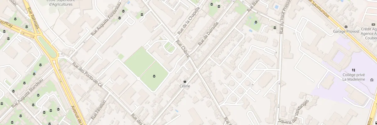 Plan du 132 Rue Chèvre à Angers