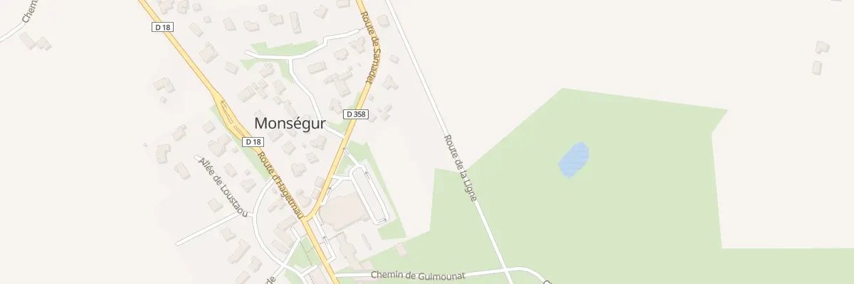 Plan du 5001F Guimounat à Monségur