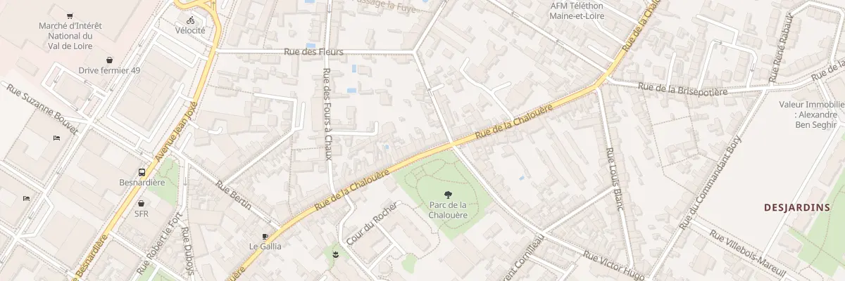 Plan du 53 Rue de la Chalouère à Angers