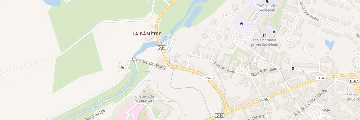Plan du 16 Rue du Voide à Lys-Haut-Layon