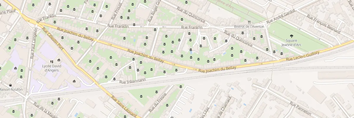 Plan du 73 Rue Joachim du Bellay à Angers