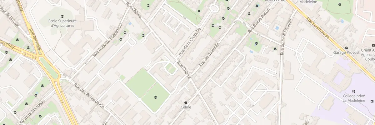 Plan du 95 Rue Chèvre à Angers