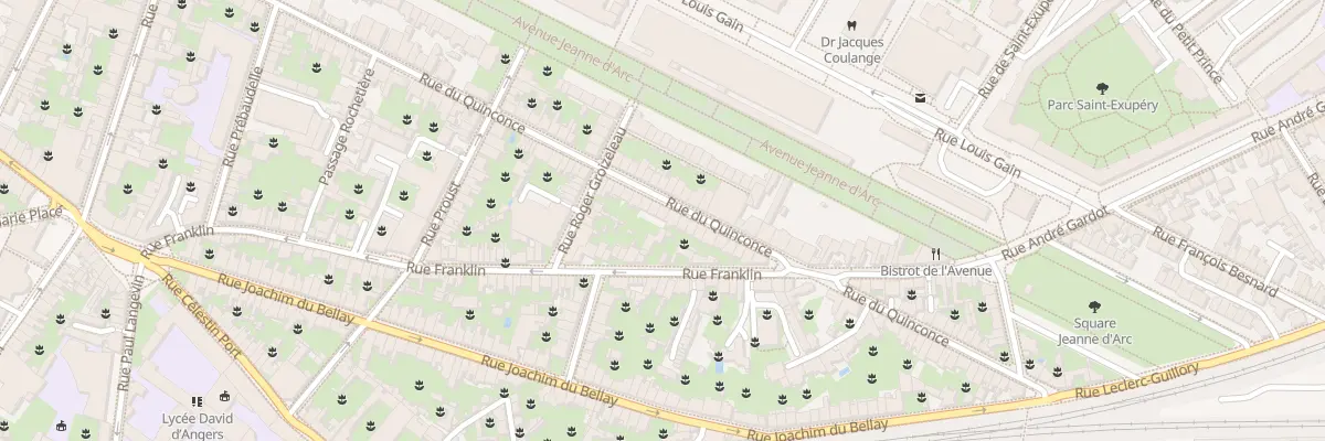 Plan du 82 Rue du Quinconce à Angers