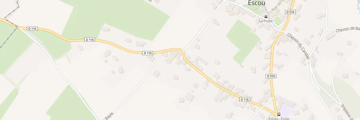 Plan du 5003 Darre à Escou