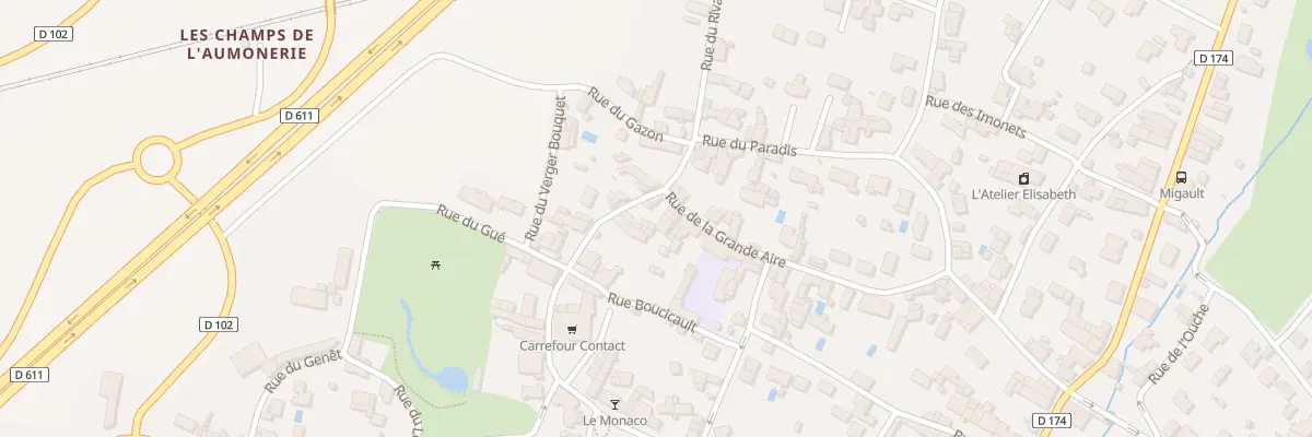 Plan du 18 Rue du Rivaud à Frontenay-Rohan-Rohan