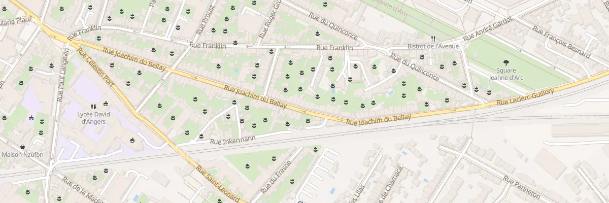 Plan du 71 Rue Joachim du Bellay à Angers