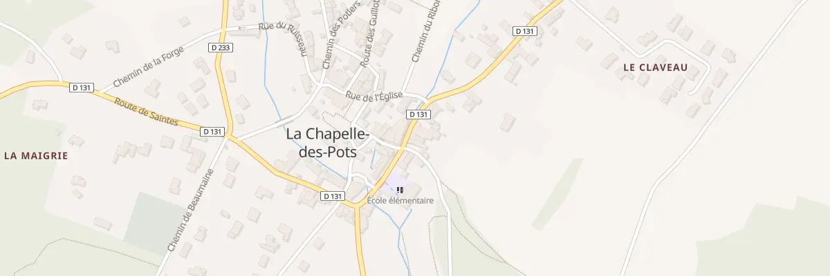 Plan du 30 Rue de la République à La Chapelle-des-Pots