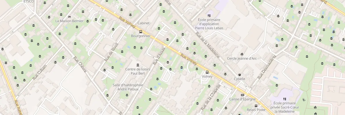 Plan du 68 Rue Volney à Angers