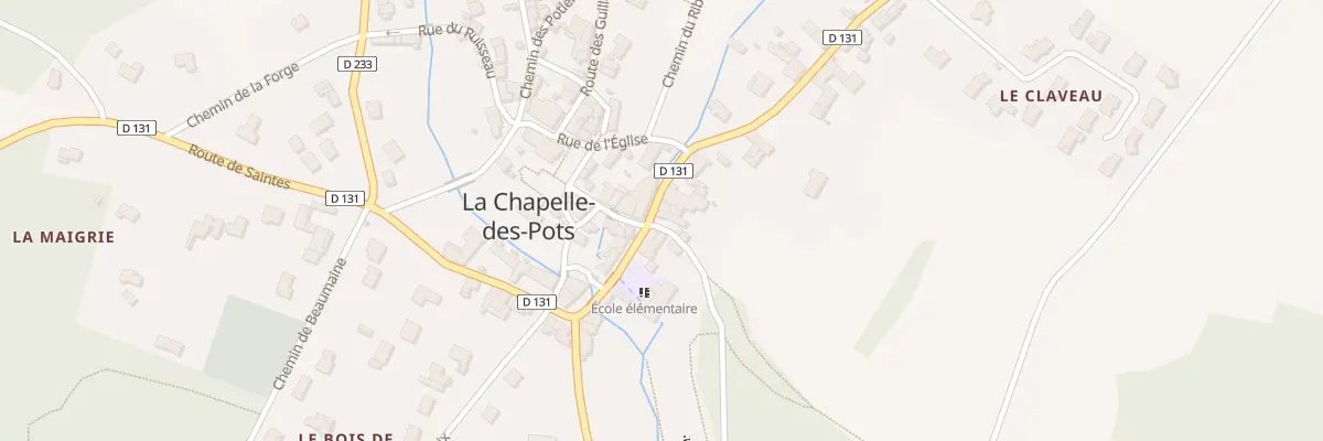 Plan du 1 Che des Chaumes à La Chapelle-des-Pots