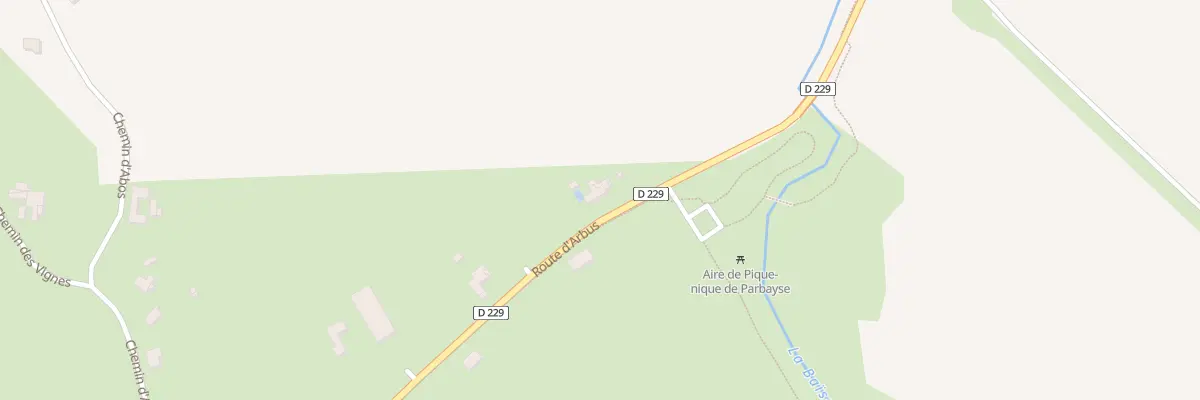 Plan du 5 Rte d’Arbus à Parbayse