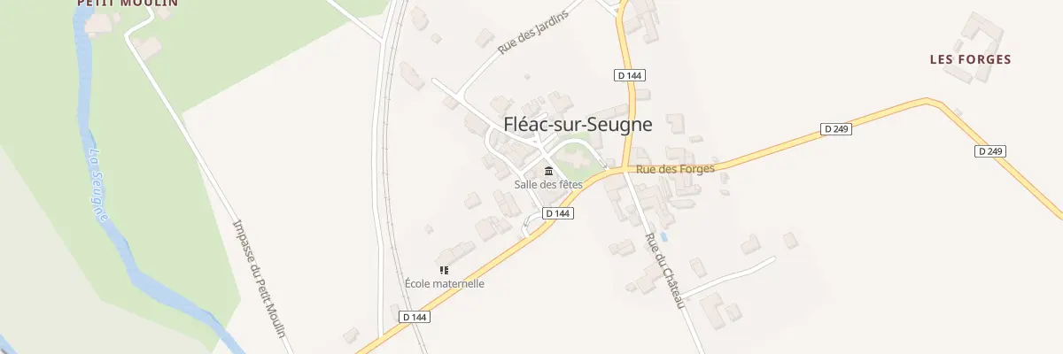 Plan du 5156 Rue de la Boulangerie à Fléac-sur-Seugne