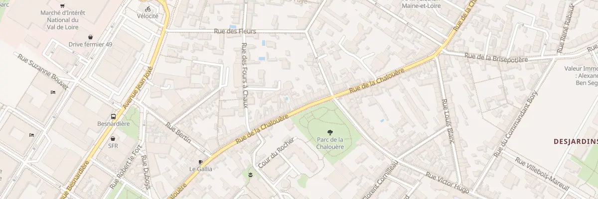 Plan du 47 Rue de la Chalouère à Angers