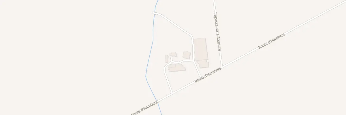 Plan du 805 Rte d’Hambers à Montsûrs