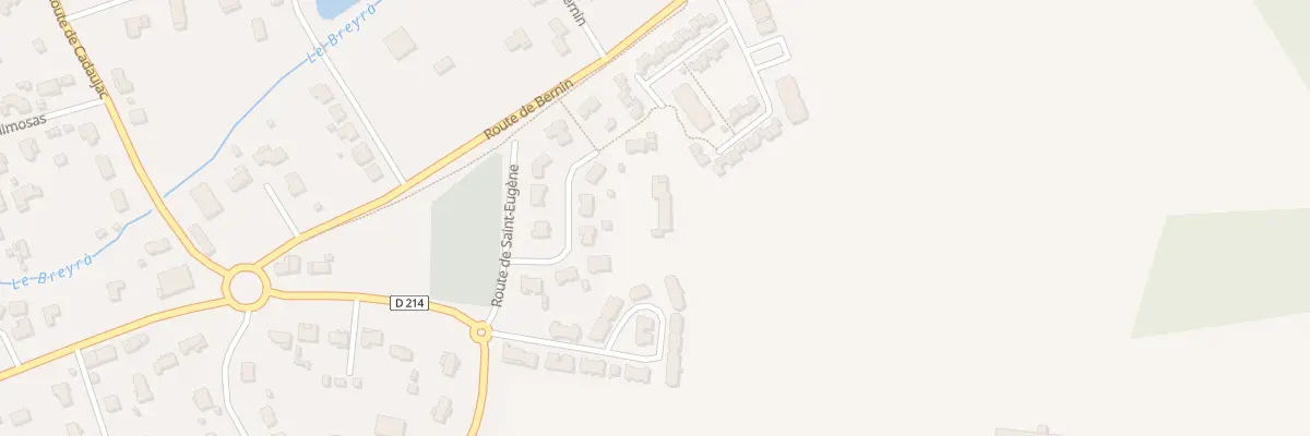 Plan du 13 Rte de Bernin à Martillac