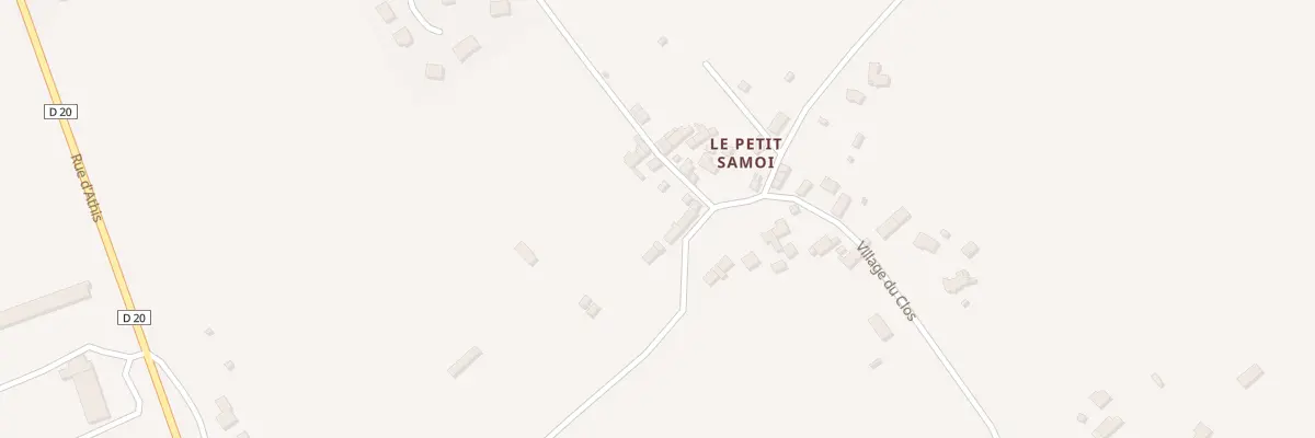 Plan du 36 Vge du Petit Samoi à Saint-Pierre-du-Regard