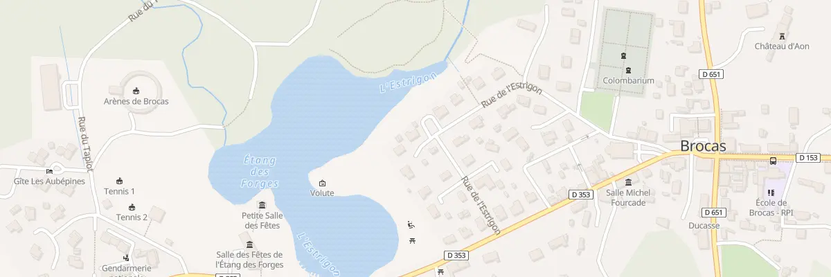 Plan du 51 Imp des Iris à Brocas