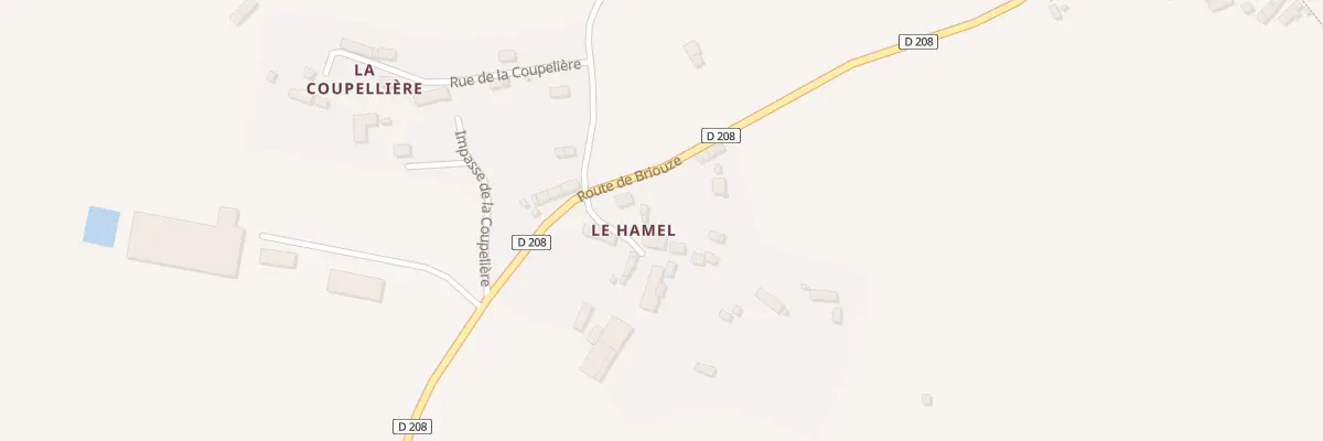 Plan du 85 Le Hamel Sud à Champsecret