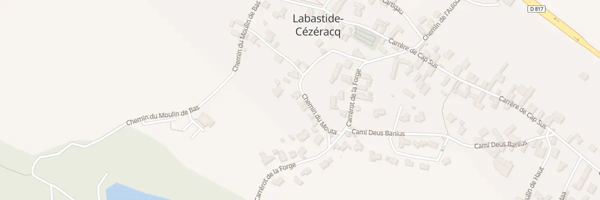 Plan du 12 Che du Mouta à Labastide-Cézéracq