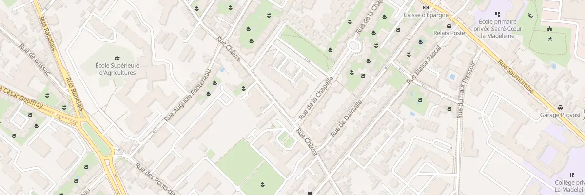 Plan du 83 Rue Chèvre à Angers