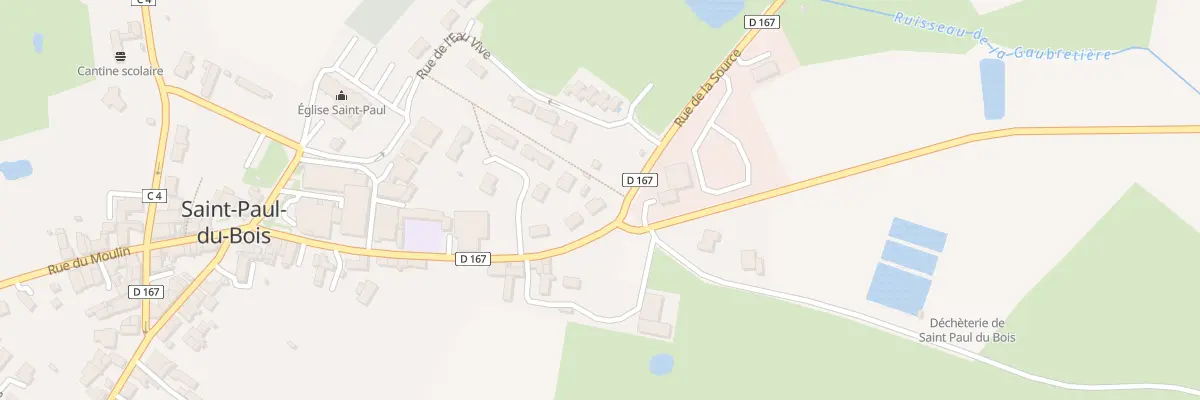 Plan du 7 Rue de la source à Saint-Paul-du-Bois