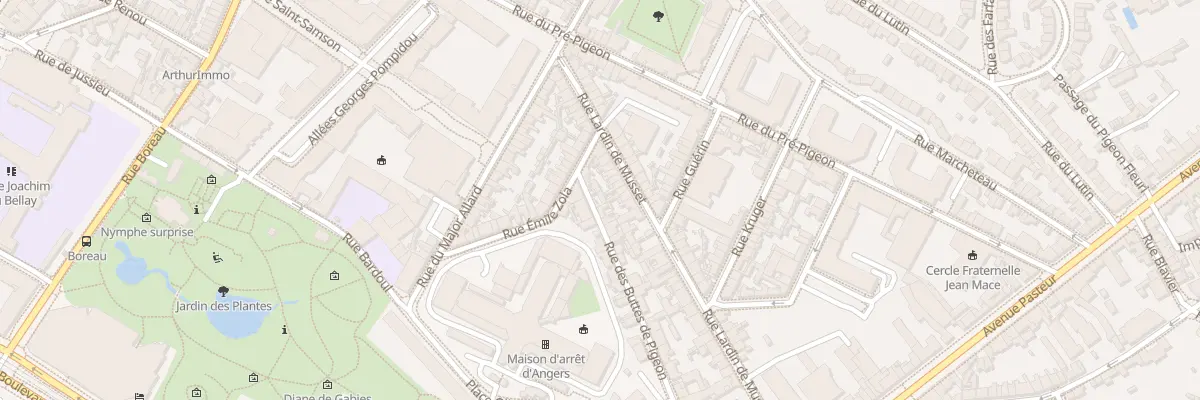 Plan du 35 Rue des Buttes de Pigeon à Angers