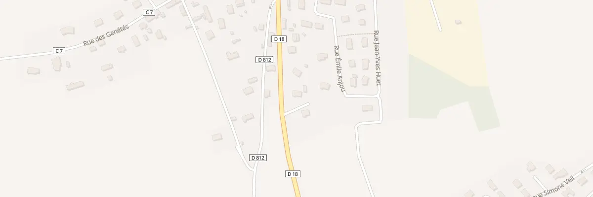Plan du 2B Rue de la Motte Angot à Messei