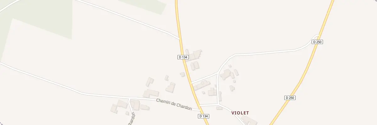 Plan du 34 Rte des Landes à Teuillac