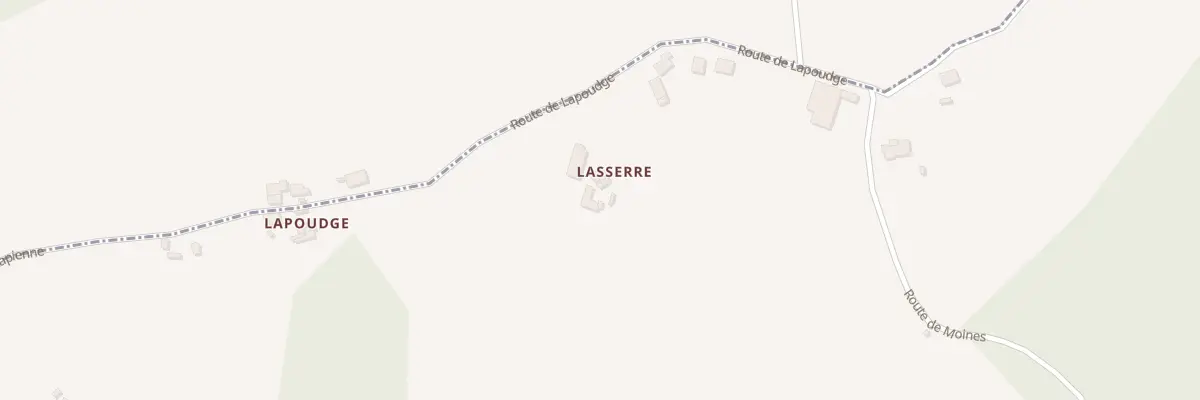 Plan du 297 Rte de Lapoudge à Morlanne