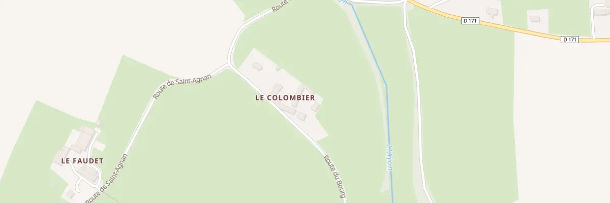 Plan du 5 Rte du Bourg à Maisoncelles-sur-Ajon