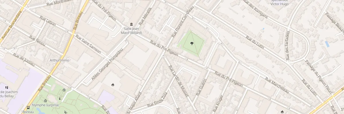 Plan du 40 Rue du Pré-Pigeon à Angers