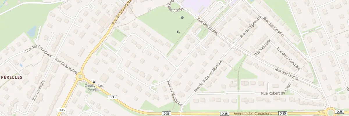 Plan du 13 Rue du Major Fulton à Creully sur Seulles
