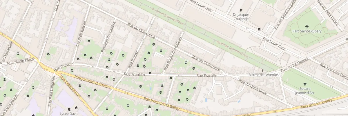 Plan du 15 Rue Roger Groizeleau à Angers