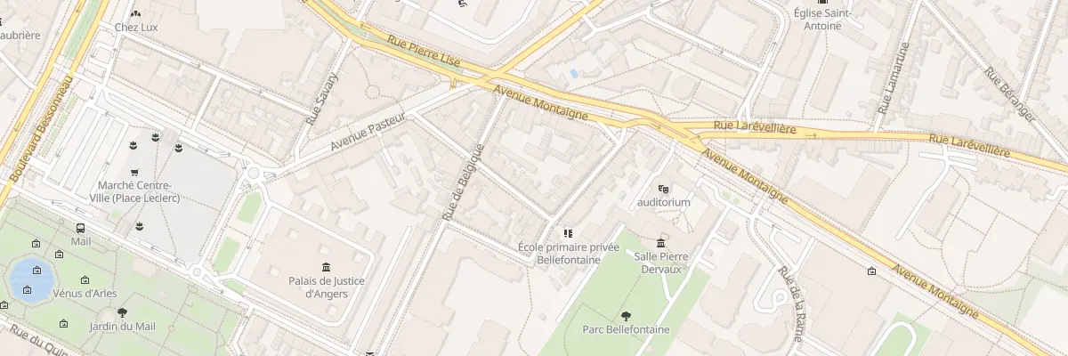 Plan du 17 Rue Constant Lemoine à Angers